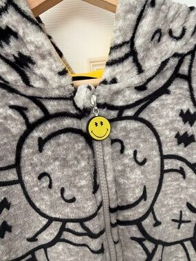 RARE SmileyWolrd plush hooded onesie never used